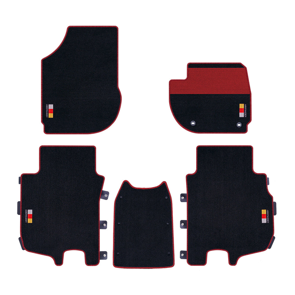 Mugen - Floor Mat Set (Red) - Honda - Fit-Jazz GR1/2/3/4/5/6/7/8 - 08P15-XNN-K0S0-RD