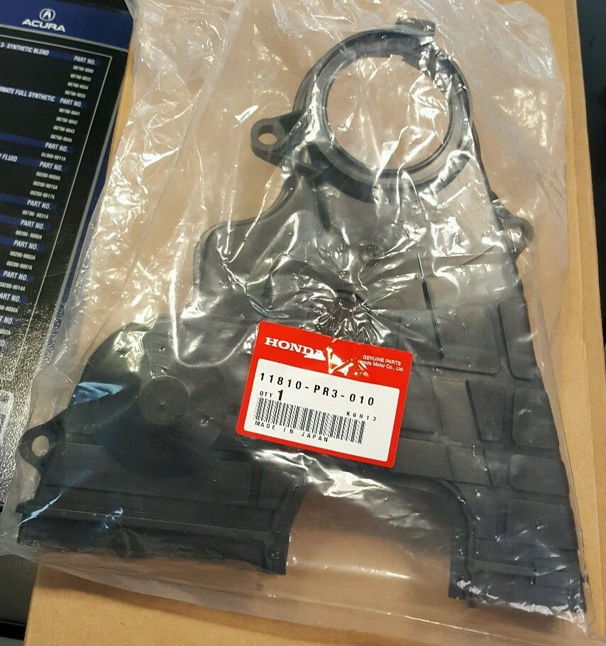 Genuine Honda Parts - Lower Timing Belt Cover - Honda B Series Vtec - 11810-PR3-010 - 11810-PR3-010