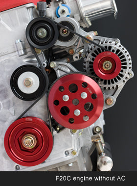 Toda Racing - Pulleys Kit (W/out AC) - Honda - F20/22C - 13810-F20-H00 - 13810-F20-H00