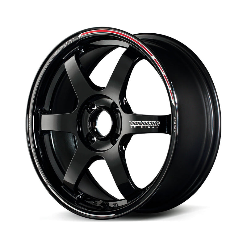 Rays Volk Racing TE37 Sonic Time Attack Edition - 16x6.5J - 4x100 - ET: 49 (Black/REDOT)