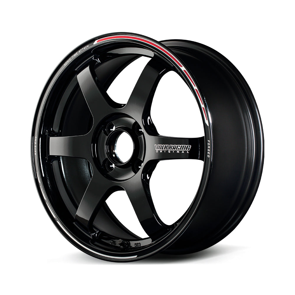 Rays Volk Racing TE37 Sonic Time Attack Edition - 16x6.5J - 4x100 - ET: 39 (Black/REDOT)