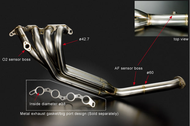 Toda Racing Exhaust Manifold 4-1 Spec (4-1 SUS) - AE86 - 18100-860-0S1
