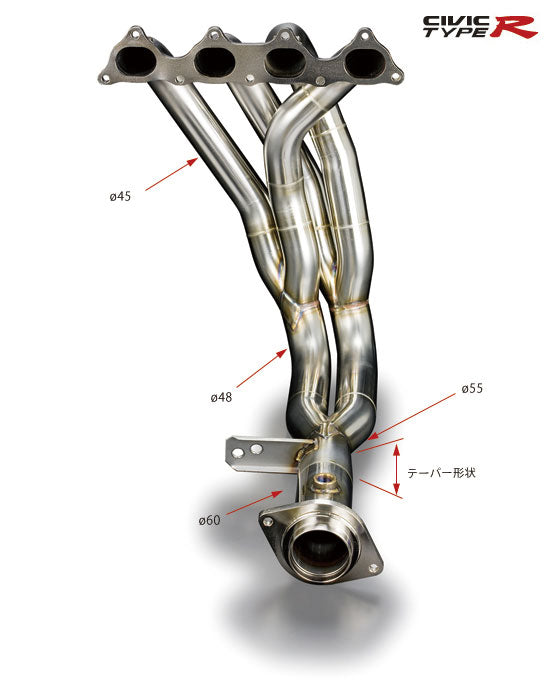 Toda Racing 4-2-1 Exhaust Manifold V2 - EK9 - 18100-EK9-001