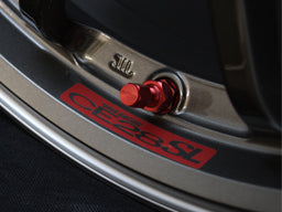 Rays - CE28SL repair rim sticker (Red for 17/18inch)-7415-12 - RZCrewGarage
