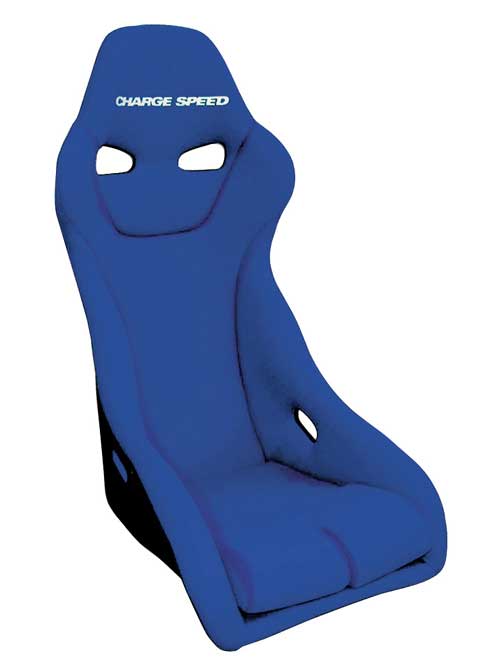 Charge Speed Genoa-S Fixed Bucket Seat - Frp - Blue