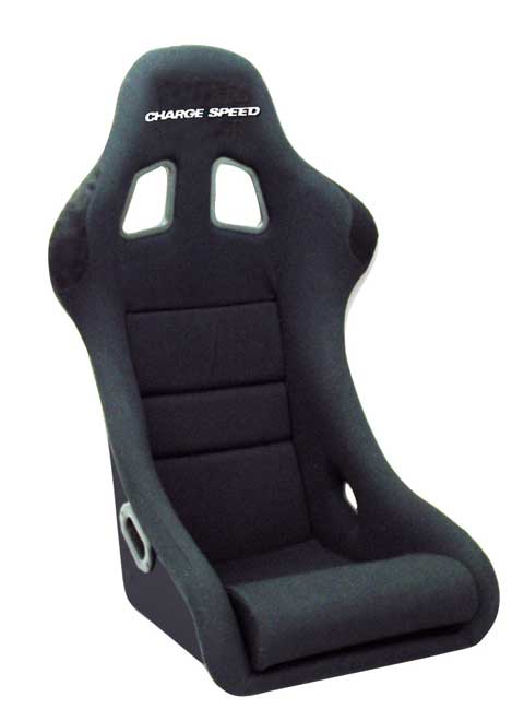 Charge Speed Shark Fixed Bucket Seat - Frp - Black