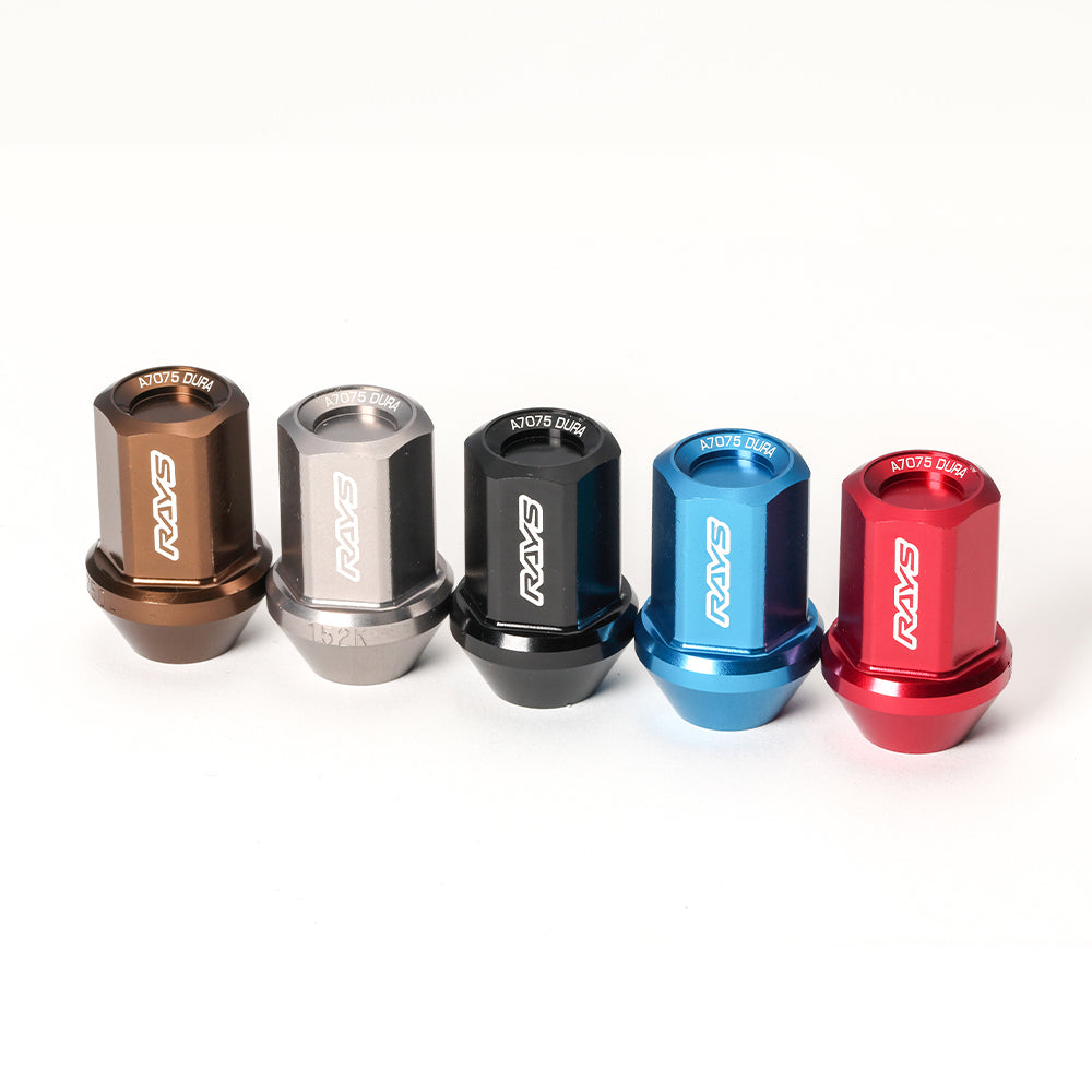 Rays - Duralumin 4 Pieces nut set L37 - Straight - M12x1.25 - RZCrewGarage