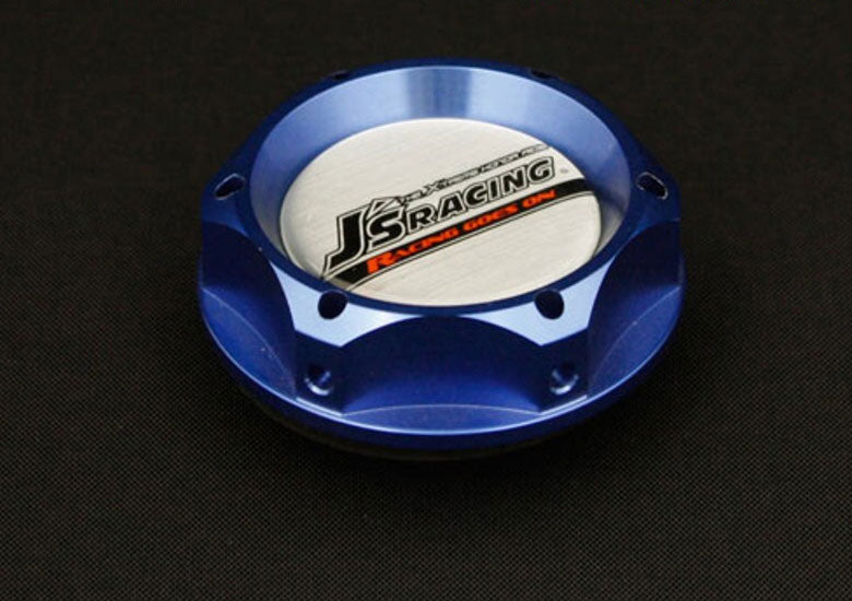 Js Racing - Oil Filler Cap (Blue) - Honda F/H/K/B/D Series - OFW-BL - OFW-BL