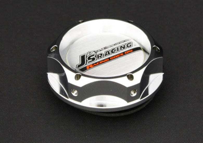 Js Racing - Oil Filler Cap (Metallic Silver) - Honda F/H/K/B/D Series - OFW-MS - OFW-MS