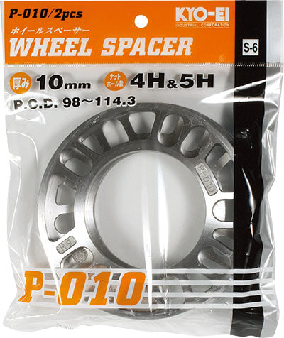 Kyo-ei - Wheel Spacer 4H-5H - PCD 98-114.3 - 10mm P-010-2P - RZCrewGarage