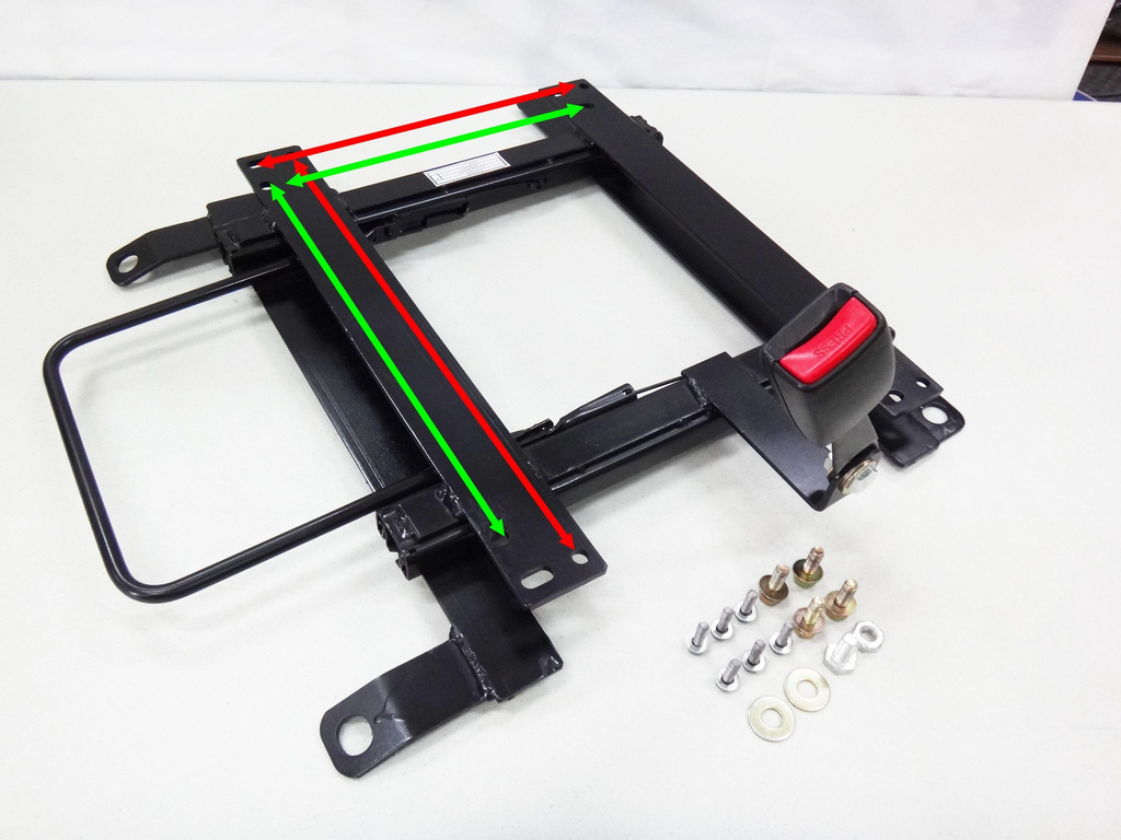 Powerail - Type A Super Low Seat Rail - Suzuki - Swift Sport ZC31S