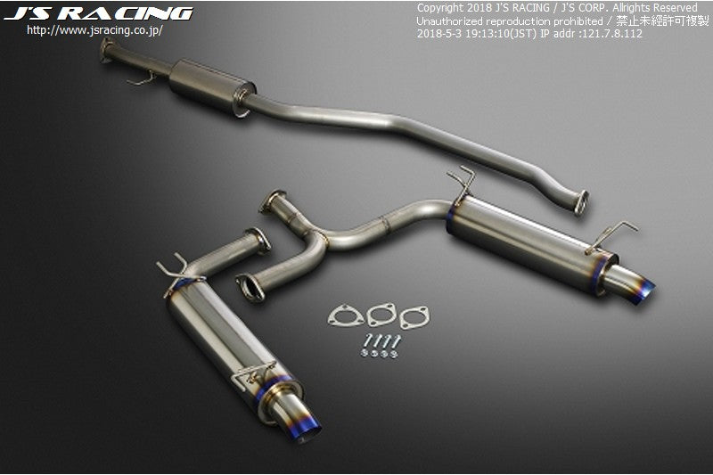 Js Racing R304 SUS Dual exhaust system 60 RS - RB1 - R304W-O3-60RS