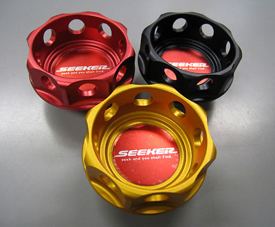Seeker - Super Lightweight Oil Filler Cap (Red) - Honda F/H/K/B/D Series - SEEK-EN-04 - SEEK-EN-04