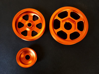 Seeker - Lightweight pulley 3 points set FD2-R - Honda K20A - SEEK-EN-PULFD23 - SEEK-EN-PULFD23