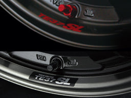 Rays - TE37SL repair rim sticker (Metal Black) for 17,18,19 inches-7415-10 - RZCrewGarage