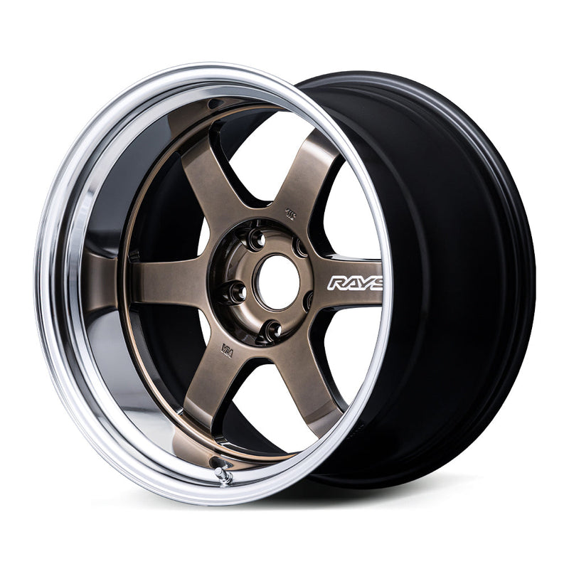 Rays Volk Racing TE37V spec-SR - 17x10.5J - 5x114.3 - ET: -25 (Shining Bronze Metal/Rim FDMC)