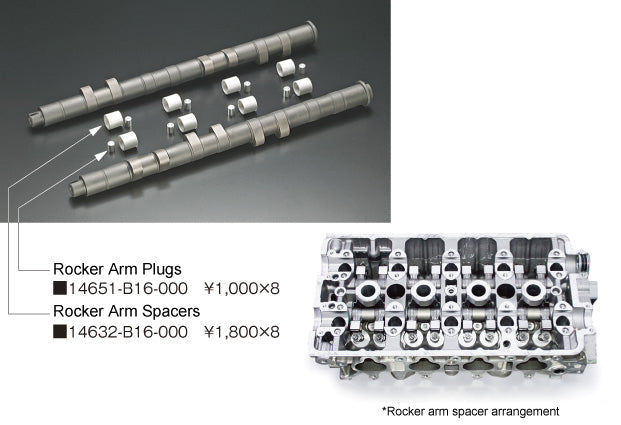 Toda Racing - Rocker Arm Plugs for VTEC Killer High Power Profile Camshaft - Honda - B Series - 14651-B16-000 - 14651-B16-000