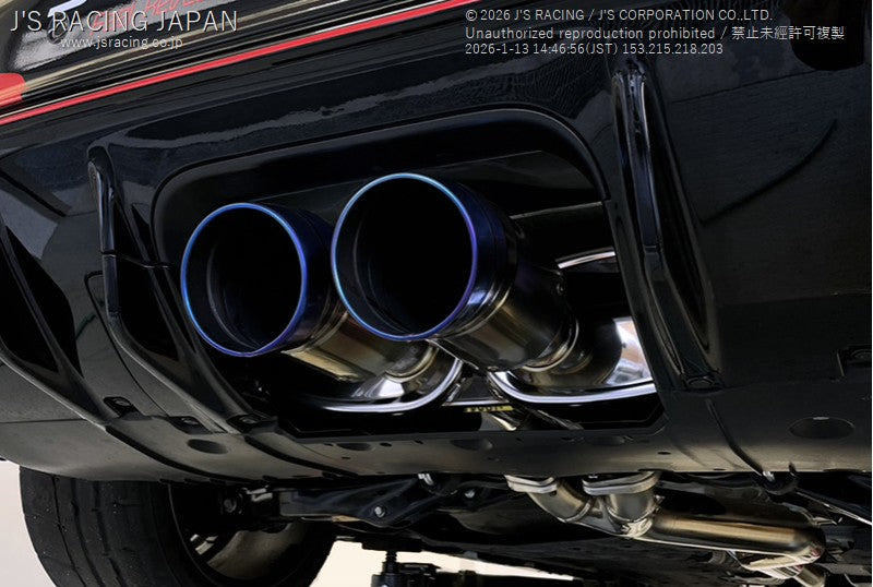 Js Racing X304 Stainless Steel Exhaust System - Honda - Civic Type R FL5 - X304-L5-75RSL