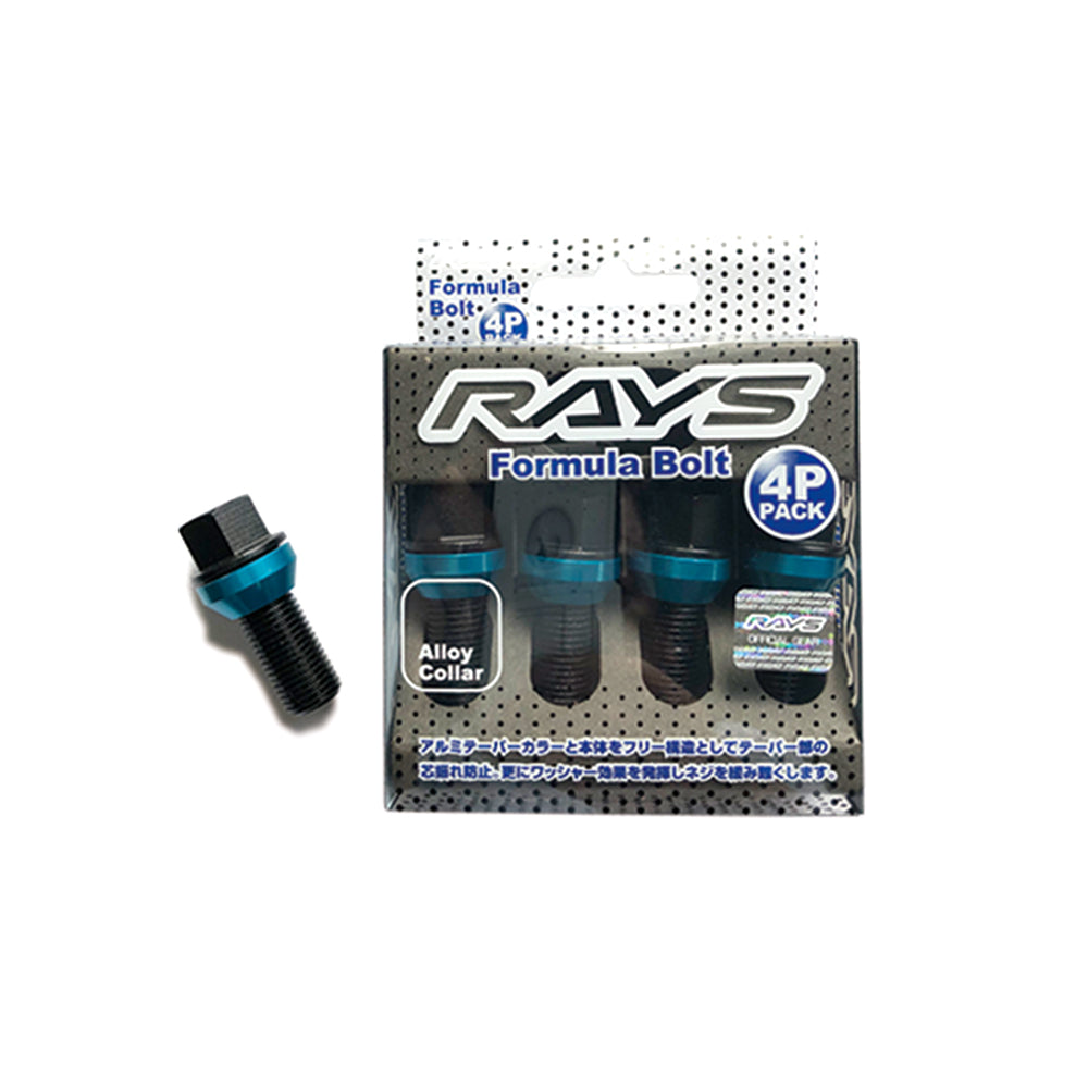 Rays - Formula Bolt Set L38 - 4 Pieces - Black - M14x1.25 - RZCrewGarage