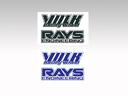 Rays - TE37 repair sticker Black-7415-1 - RZCrewGarage