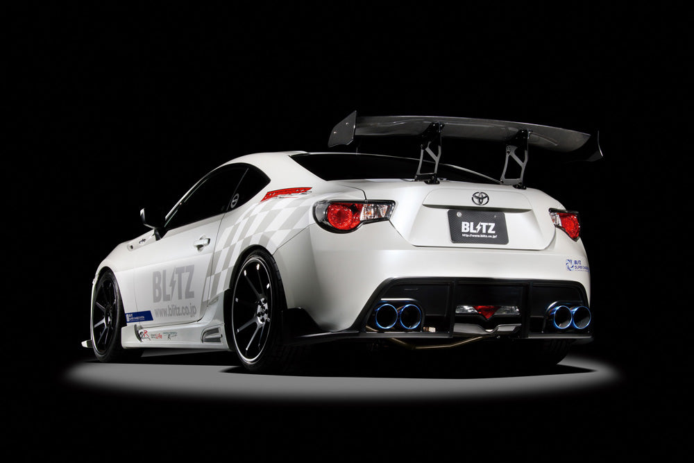 Blitz - NUR-SPEC VSR Quad with Diffusor exhaust system - Subaru - BRZ ZC6 APPLIED A to E - 60171V-BRZ