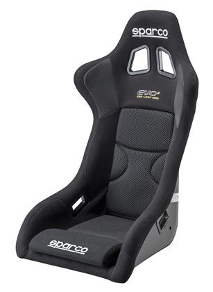 Sparco Evo II Black Fixed Bucket Seat - Frp - Black-008282FNR - Rzcrewgarage