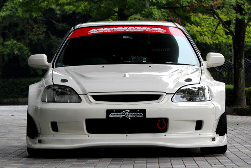 MandM Honda - Hyper Front Under Spoiler - Honda - Civic EK Hatchback - 01010-EK9-MR02 - Rzcrew Garage