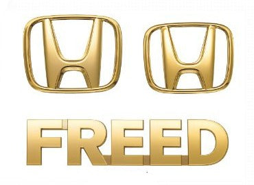 Genuine Honda Parts - Gold Emblem Set - Honda - Freed Hybrid GB7 - 08F20-SYY-001A - Rzcrew Garage