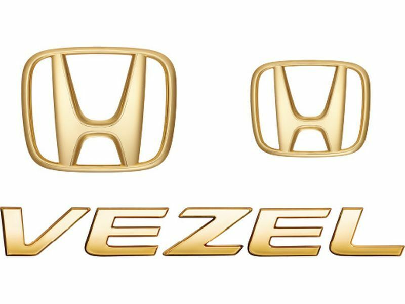 Genuine Honda Parts - Gold Emblem Set - Honda - Vezel RU1/RU2/RU3/RU4 - 08F20-T7A-000 - Rzcrew Garage