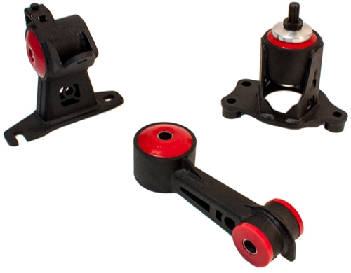 Steel Black Engine Mount Kit ( 95A Dk Red) - ZF1/ZF2 - 11550-95A - RzcrewEurope.com