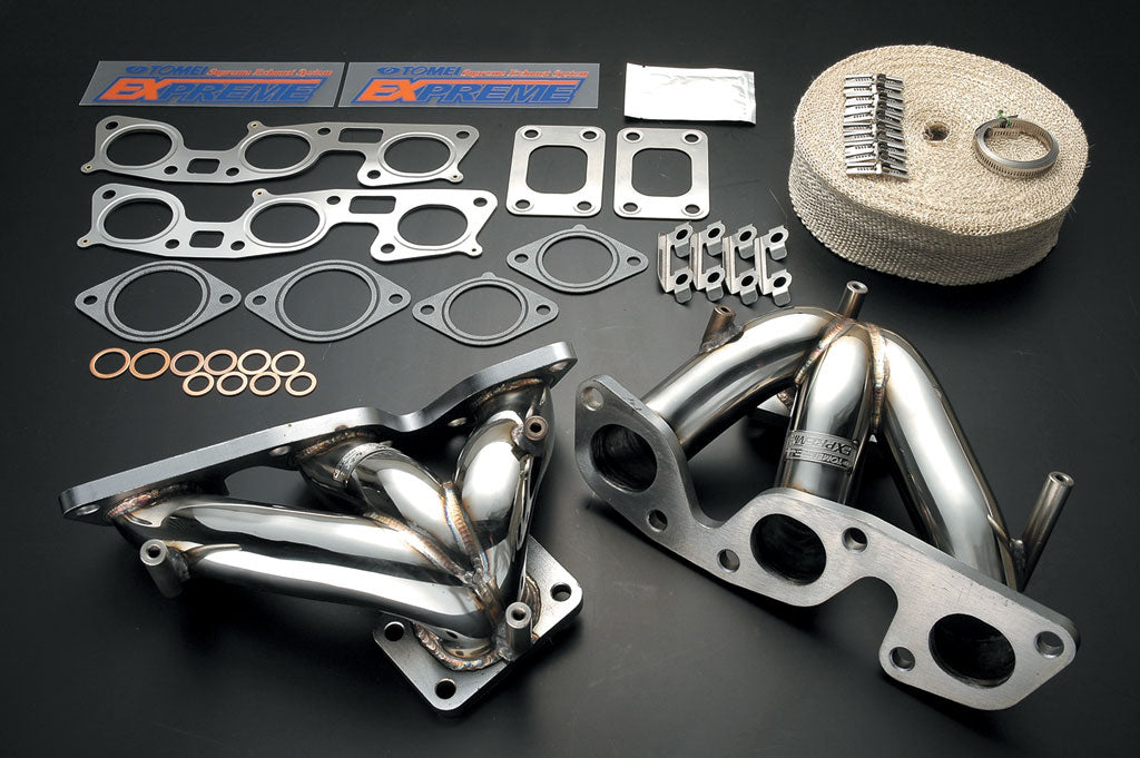 Tomei - Full Cast Exhaust Manifold (Twin Setup) Turbo Manifold - Nissan - Skyline GT-R BNR34 - BNR34 - 415003