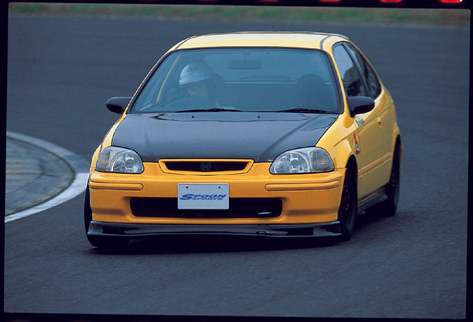 Spoon - Carbon Bonnet - Honda - Civic EK Hatchback After FL - 60100-EKA-001 - Rzcrew Garage