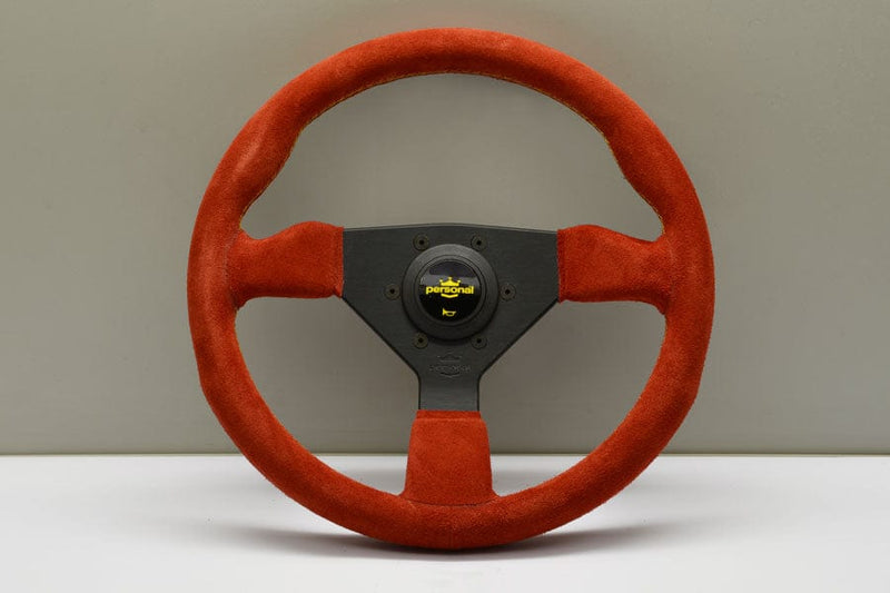 Personal - Grinta Steering Wheels - 3 Spokes Suede-6430.33.2093 - RZCrewGarage