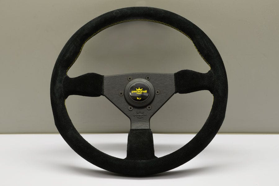 Personal - Grinta Steering Wheels - 3 Spokes Suede-6430.35.2092 - RZCrewGarage