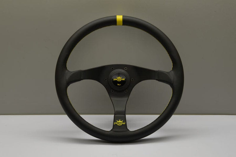 Personal - Trophy Steering Wheels - 3 Spokes Leather - 52mm Deep Dish-6518.35.2071 - RZCrewGarage