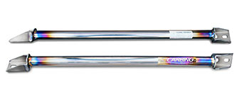 Okuyama Carbing - Front Upper Twin Bar (Titanium) - Subaru BRZ ZC6 APPLIED A to E - 693 055 2