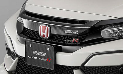 Mugen - Carbon Front Grille Garnish - Honda - Civic Hatchback FK7 - 75130-XNCD-K0S0 - Rzcrew Garage