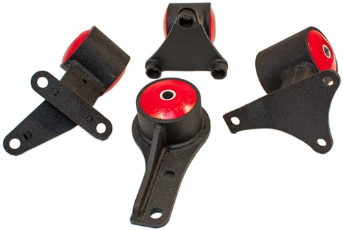 Steel Black Engine Mount Kit ( 60A Red) - NA1/NA2 - 80550-60A - RzcrewEurope.com