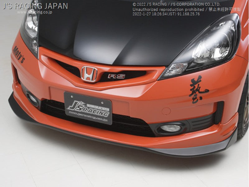 Js Racing - Front Wing Spoiler Type S FRP - Honda - Fit-Jazz GE8 - Default Title AH-F3K - Rzcrew Garage