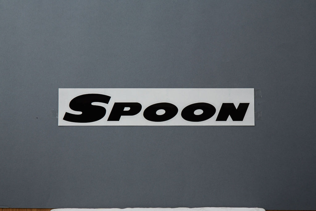 Spoon - Team Sticker ( Black) 800mm - Honda - ALL-90000-B02 - ALL-90000-B02 - Rzcrew Garage