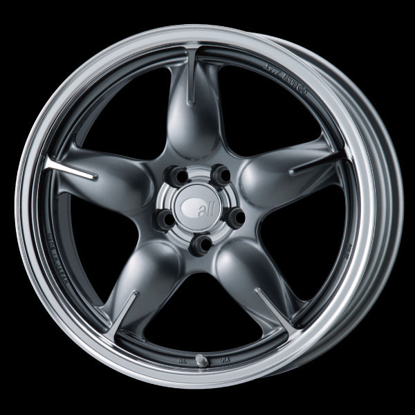 Enkei Japan all five - 17x7.5J - 5x100 - ET: 35/45 (Machining Gunmetallic) - JDM-305-775-8035MCG
