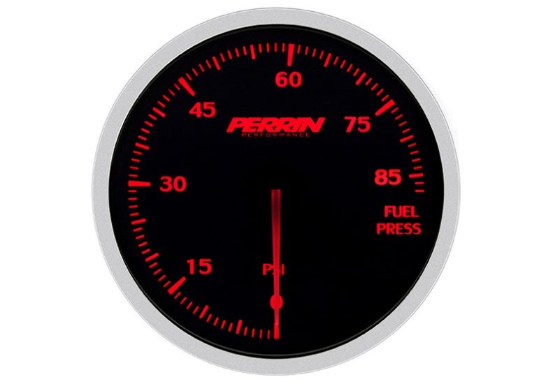 Perrin White,Red Fuel Pressure - Gauge 60mm - 85psi - RZCrewEurope