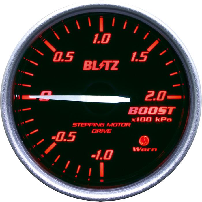 Blitz Red Boost Racing Meter SD - 52mm - 2 Bar - RZCrewEurope