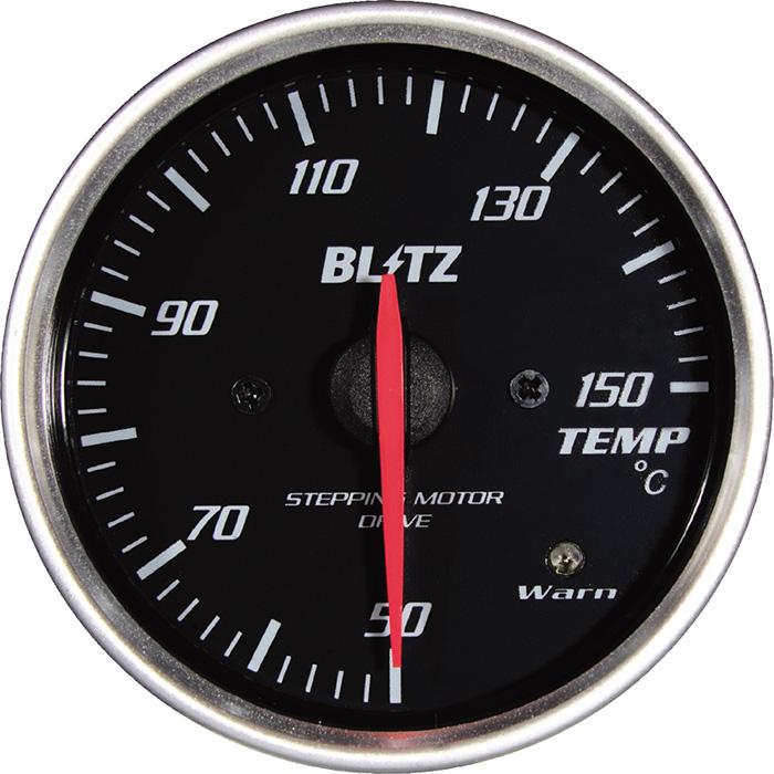 Blitz White Oil temperature,Water Temperature Racing Meter SD - 60mm - 50-150C - RZCrewEurope