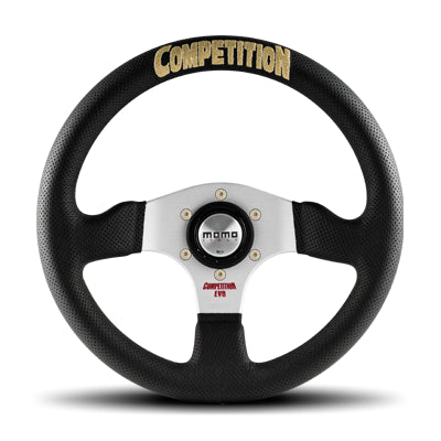 Momo - Competition Evo Steering Wheels - 3 Spokes Leather - 47mm Dish-C-72 - RZCrewEurope