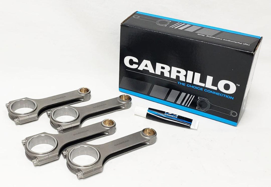 Carrillo Subaru EJ18/EJ20/EJ22/EJ257 (WRX Sti) Pro-H 3/8 WMC Bolt Heavy Duty Connecting Rods - SCR8593-4