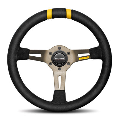Momo - Drift Steering Wheels - 3 Spokes Leather - 90mm Dish-D-20 - RZCrewEurope