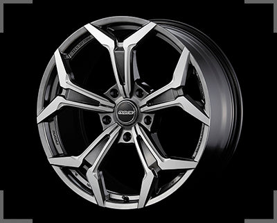 Rays Daytona Fang - 22x10J - 5x150 - ET: 48 (Dark Shining Silver Composite Machining)