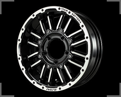 Rays Daytona MRX.DK - 16x5.5J - 5x139.7 - ET: 0/22 (Black Full Diamond Cut)