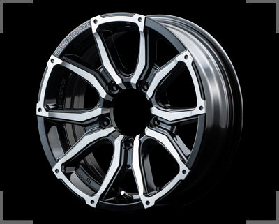 Rays Daytona STX-J - 16x5.5J - 5x139.7 - ET: 0/20 (Diamond Cut Side Black)